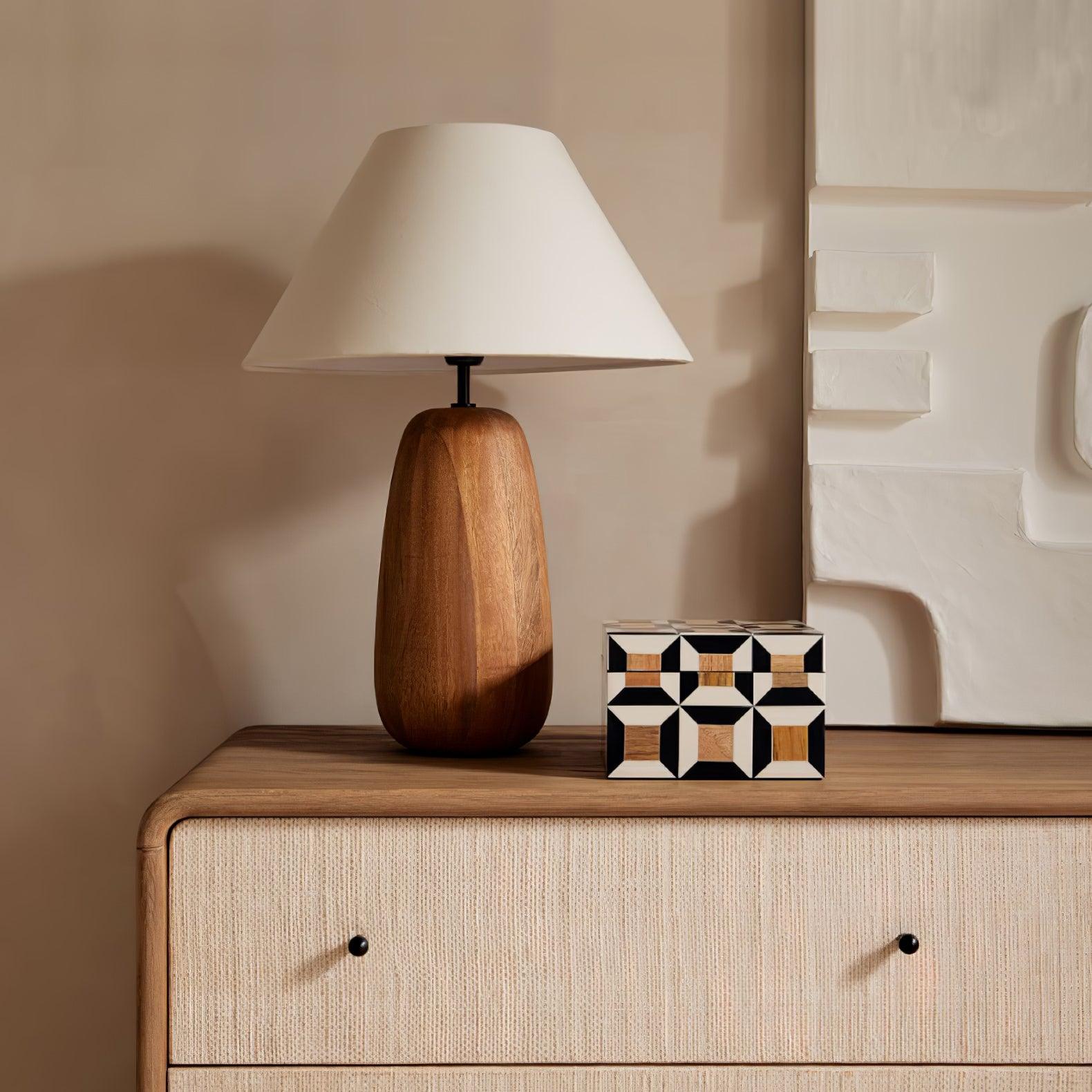 Nina Modern Wood Table Lamp - Letslighting
