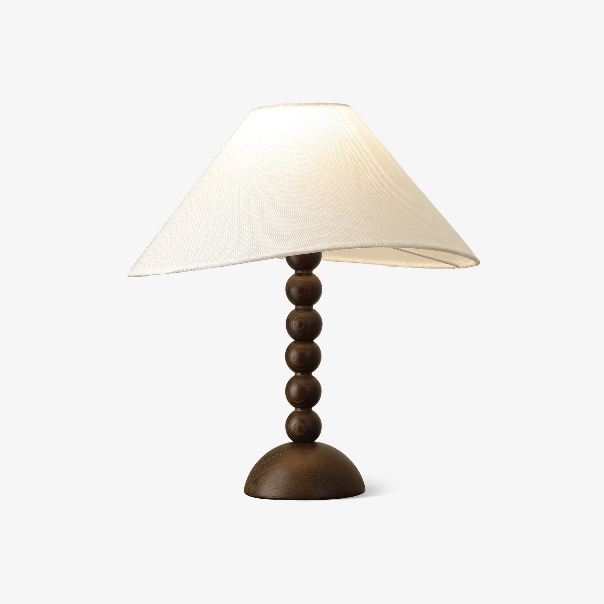 Lennox Wood & Fabric Elegant Table Lamp - Letslighting