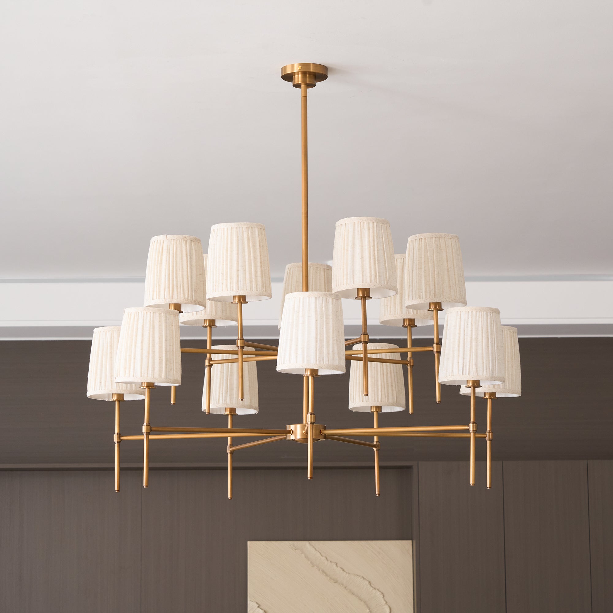 Erthaos Premium Elegance Fabric Chandelier - Letslighting