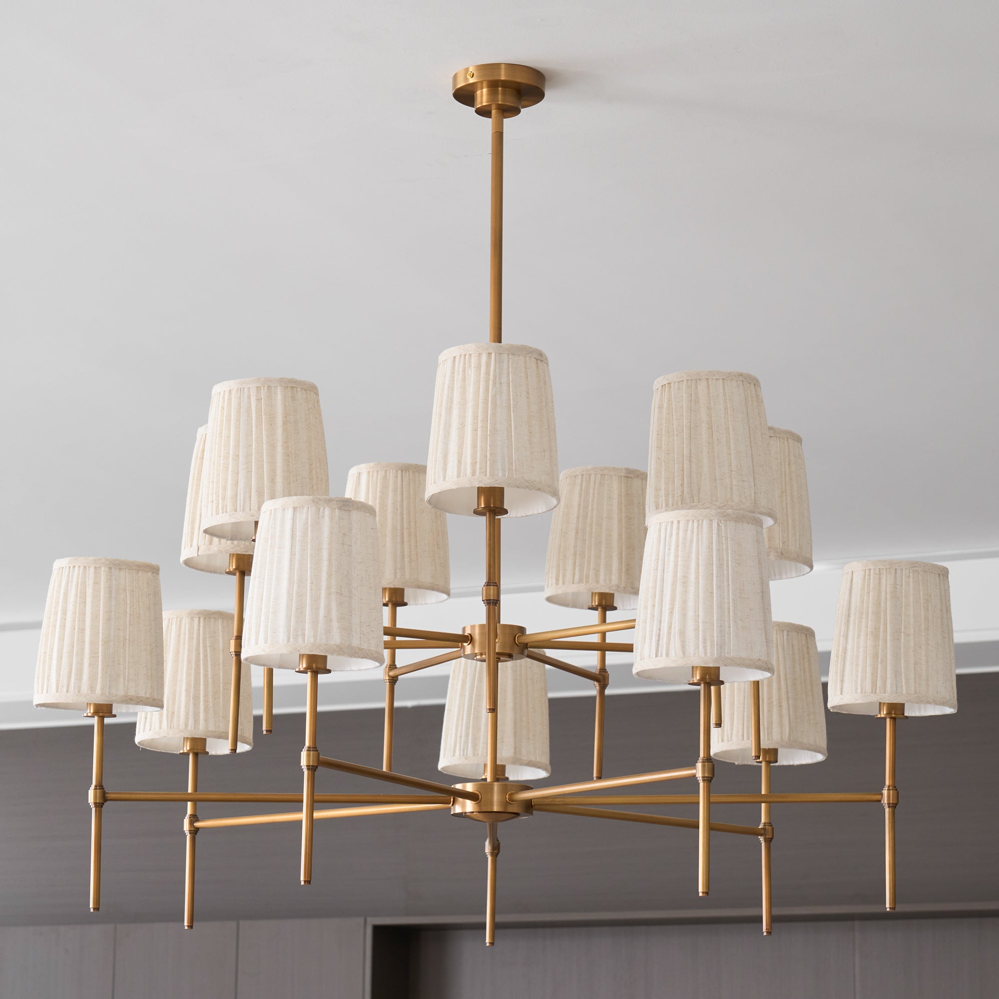 Erthaos Premium Elegance Fabric Chandelier - Letslighting