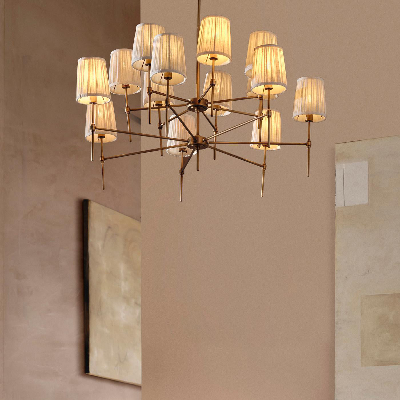 Erthaos Premium Elegance Fabric Chandelier - Letslighting