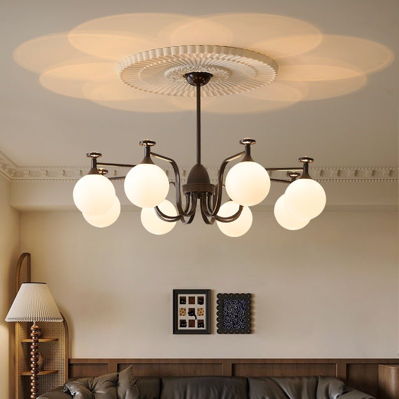 Zotheira Elegance Vintage Glass Chandelier - Letslighting