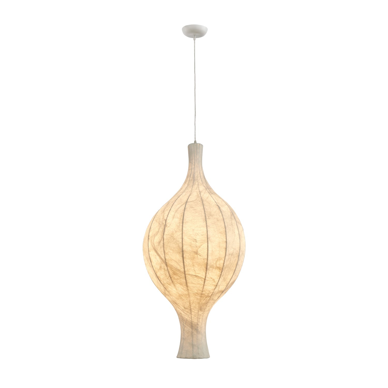 Orvelion Organic Mulberry Silk Pendant Light - Letslighting