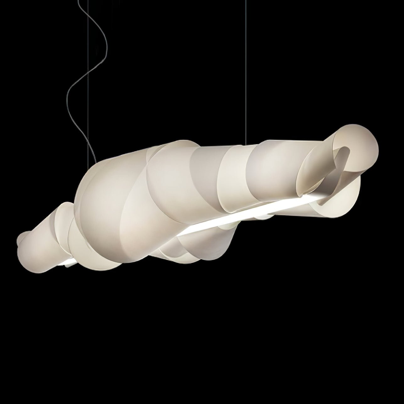 Ribbon Playful PVC Chandelier - Blowlighting