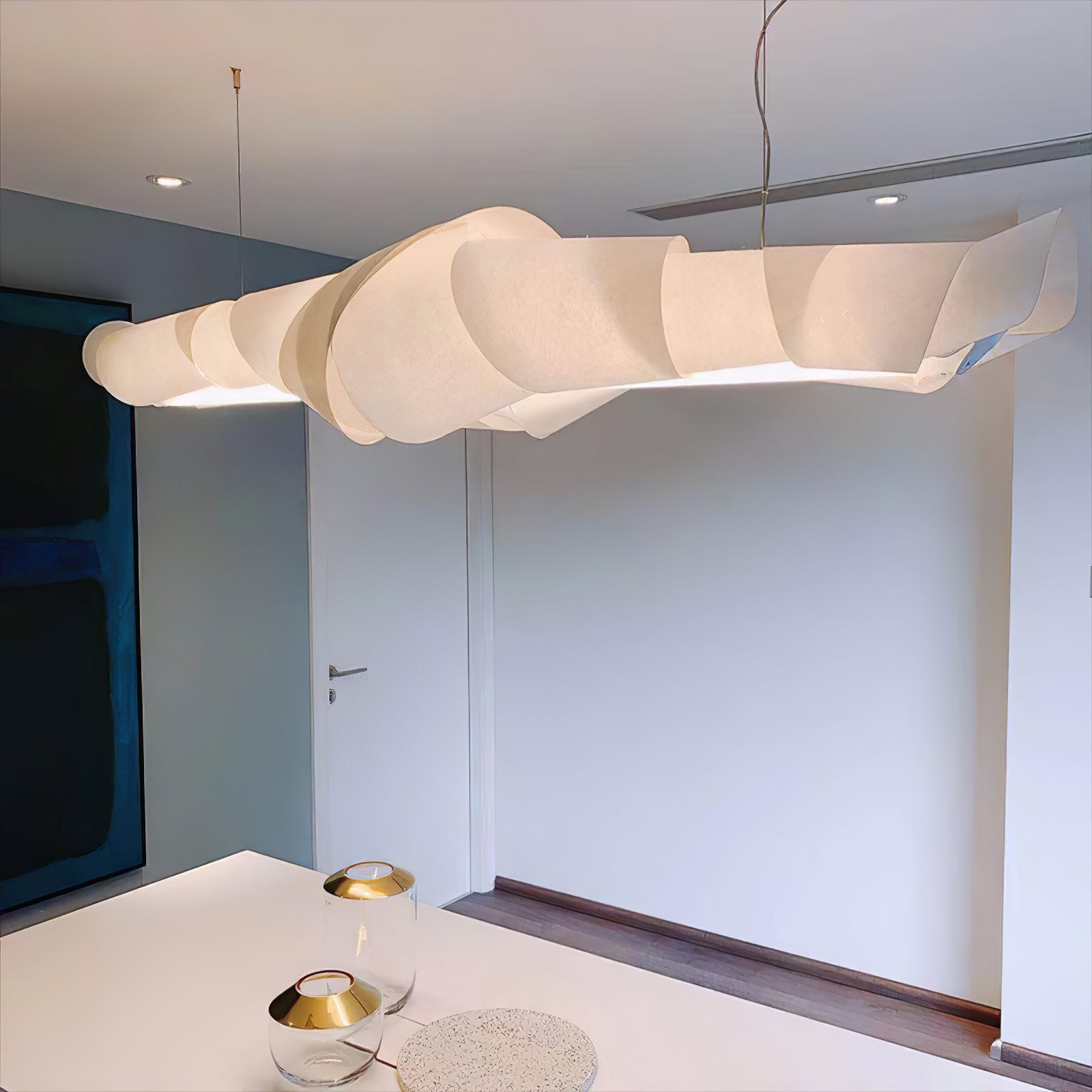 Ribbon Playful PVC Chandelier - Blowlighting