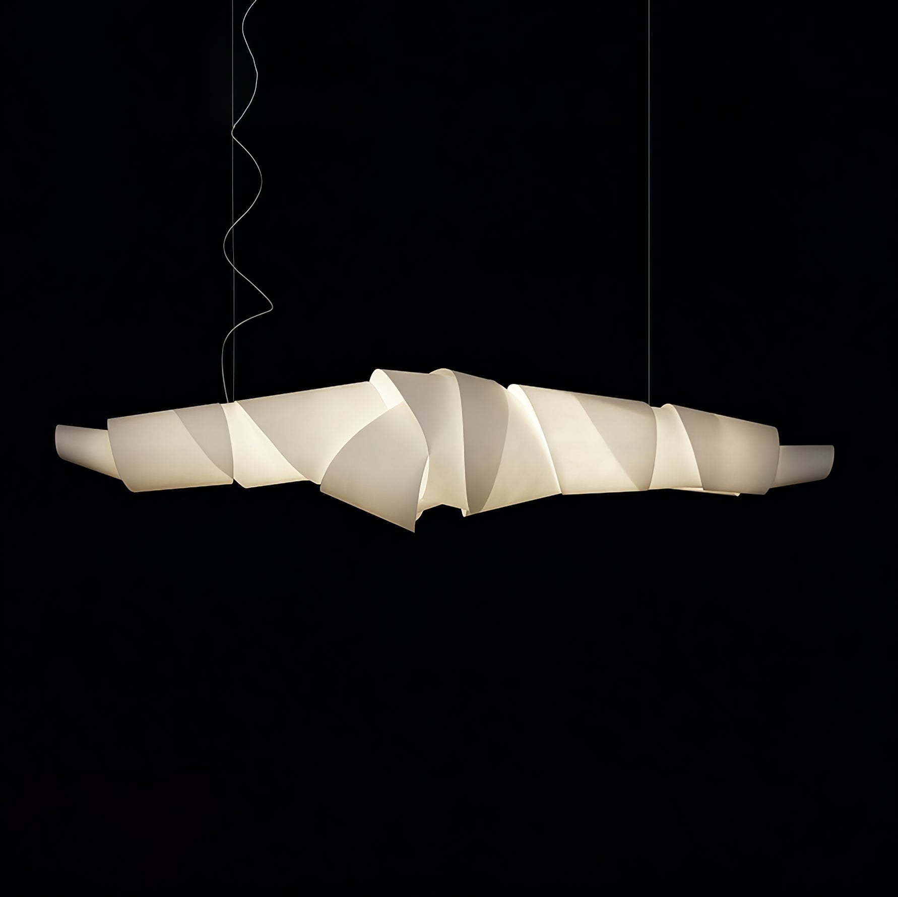 Ribbon Playful PVC Chandelier - Blowlighting