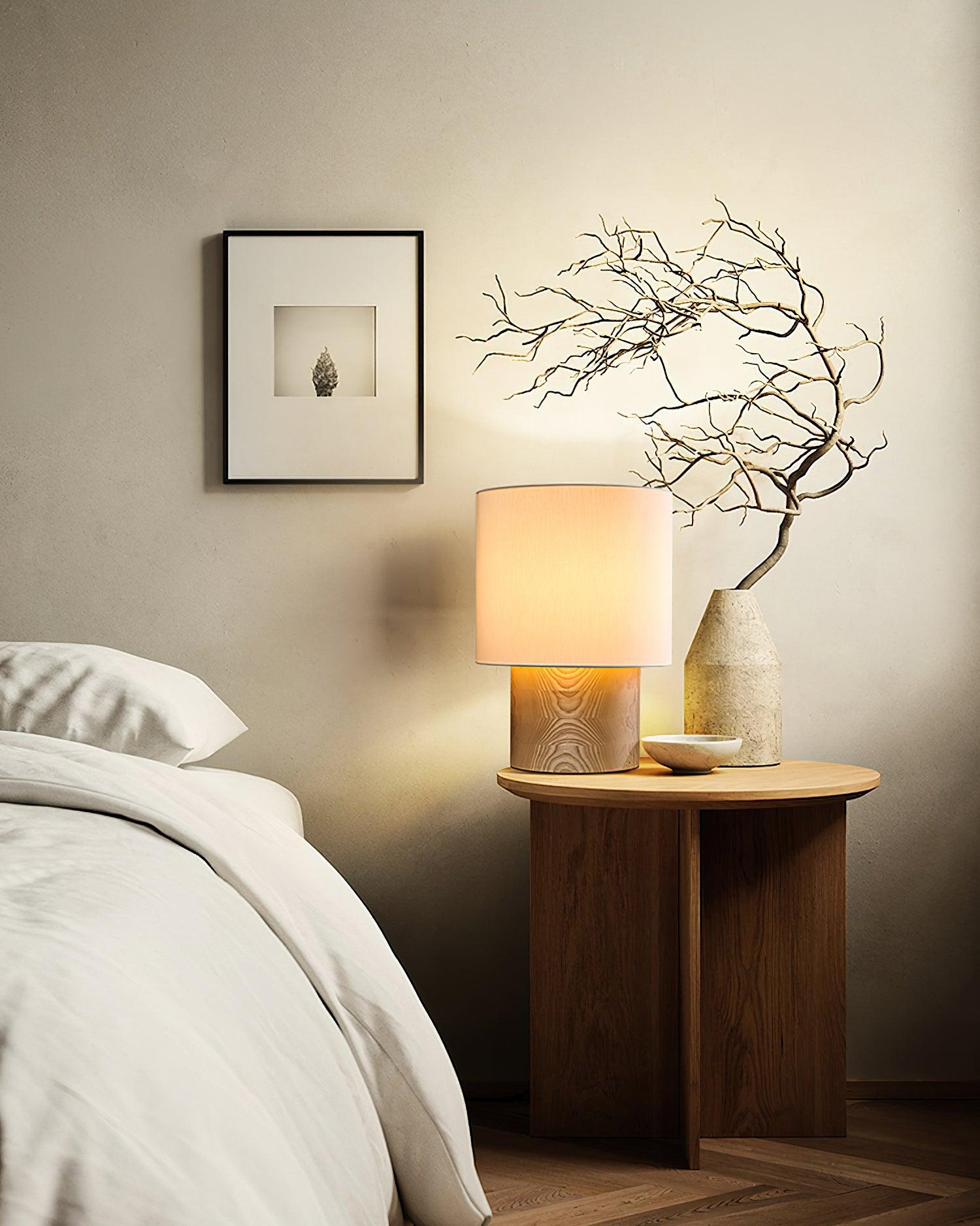 Bailey Minialist Wood Table Lamp - Letslighting