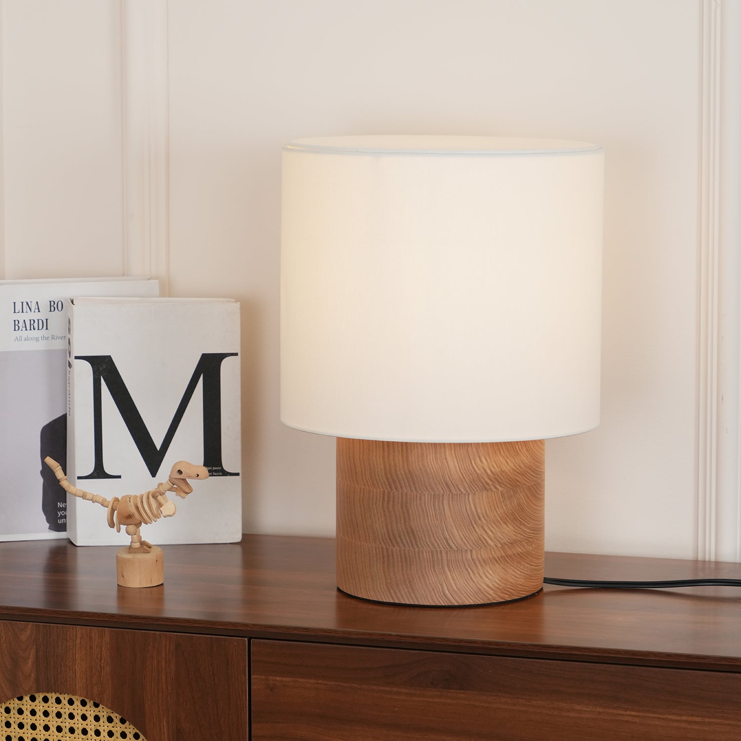 Bailey Minialist Wood Table Lamp - Letslighting