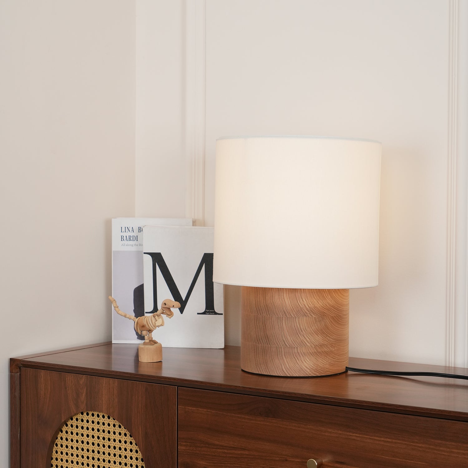 Bailey Minialist Wood Table Lamp - Letslighting