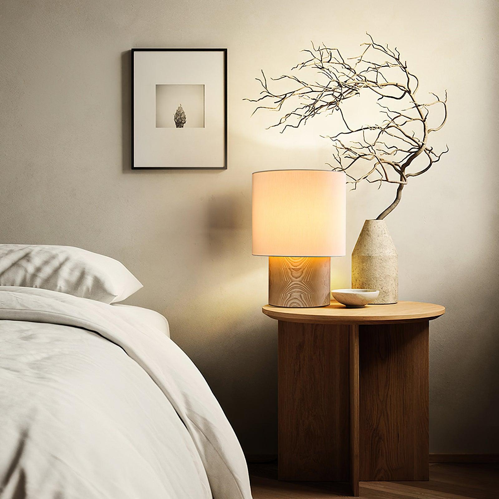Bailey Minialist Wood Table Lamp - Letslighting