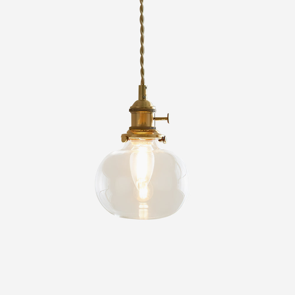 Glint Clear Glass Pendant Light