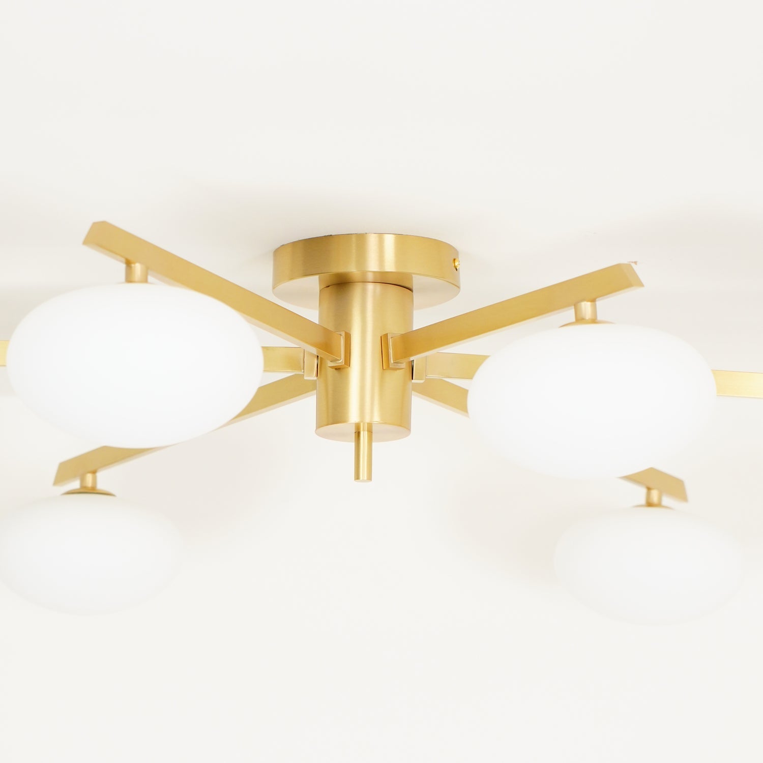 Valentina Modern Glass Black Ceiling Light - Letslighting