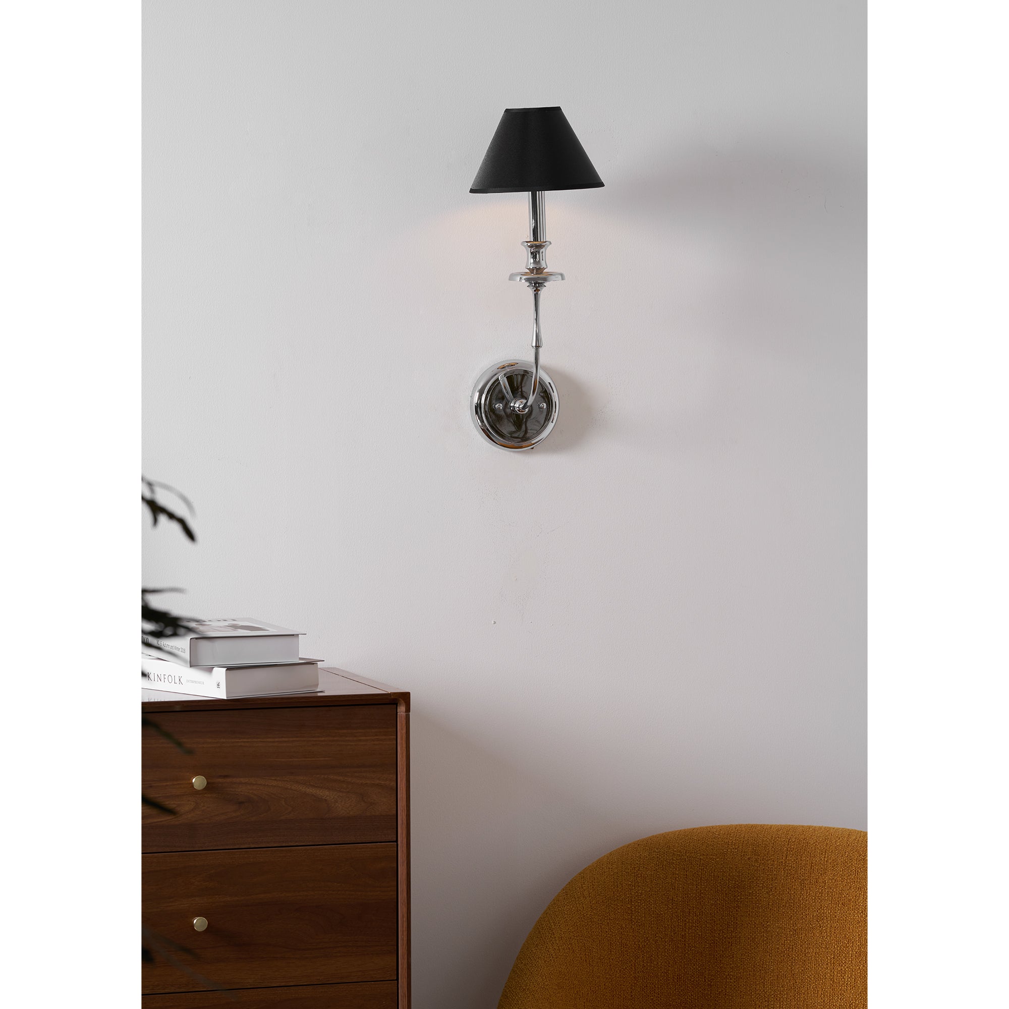 Vedoror Vintage Industrial Brass Fabric Wall Lamp - Letslighting