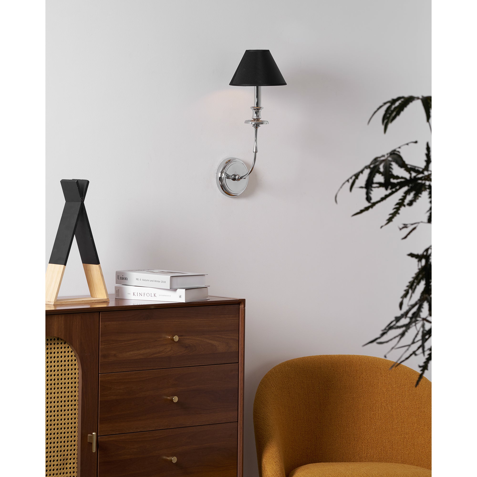 Vedoror Vintage Industrial Brass Fabric Wall Lamp - Letslighting
