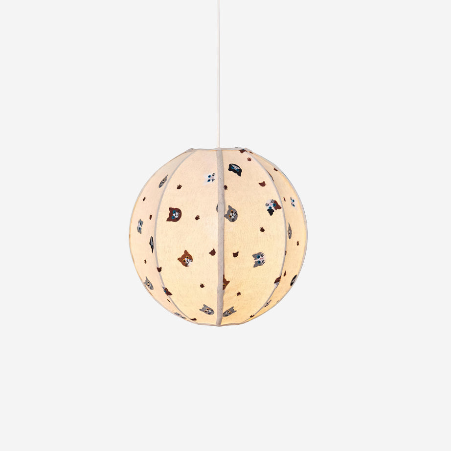 Jayne Pendant Lamp Fabric Cat Pattern Whimsical - Letslighting