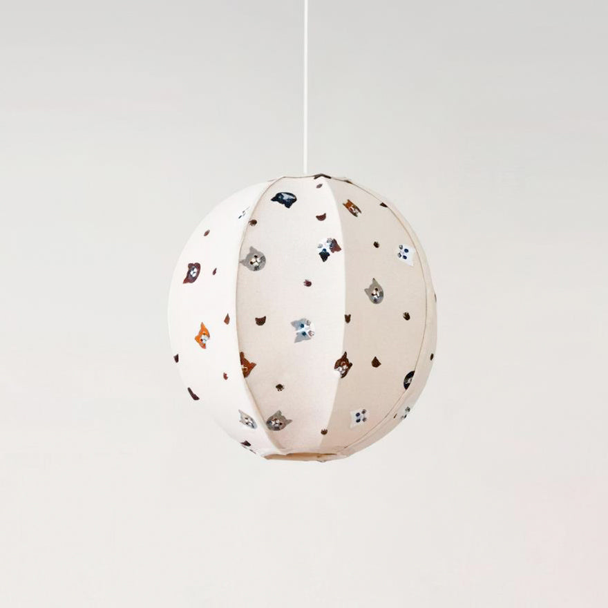 Jayne Pendant Lamp Fabric Cat Pattern Whimsical - Letslighting