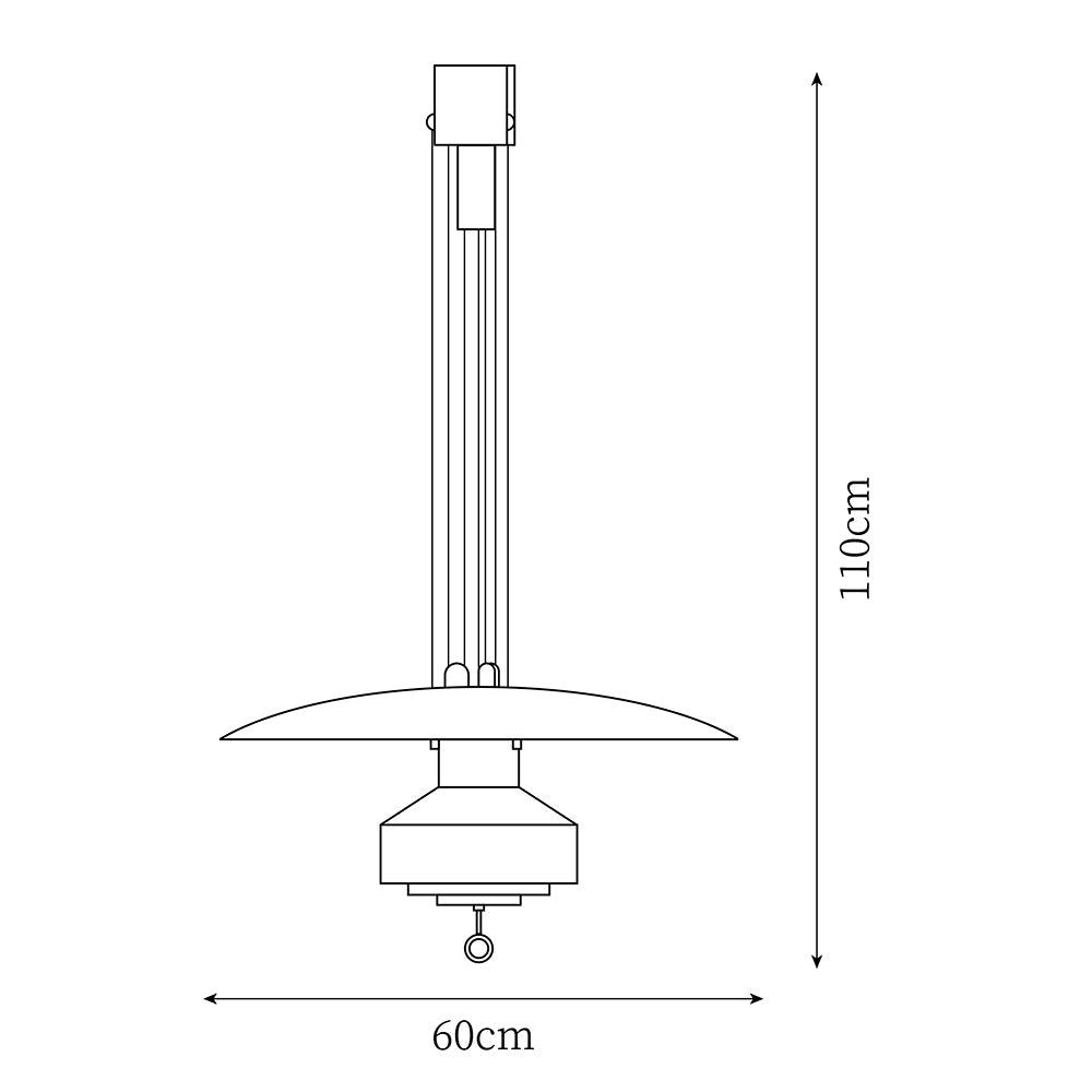 Jeka Pendant Lamp Modern Adjustable Disc - Letslighting