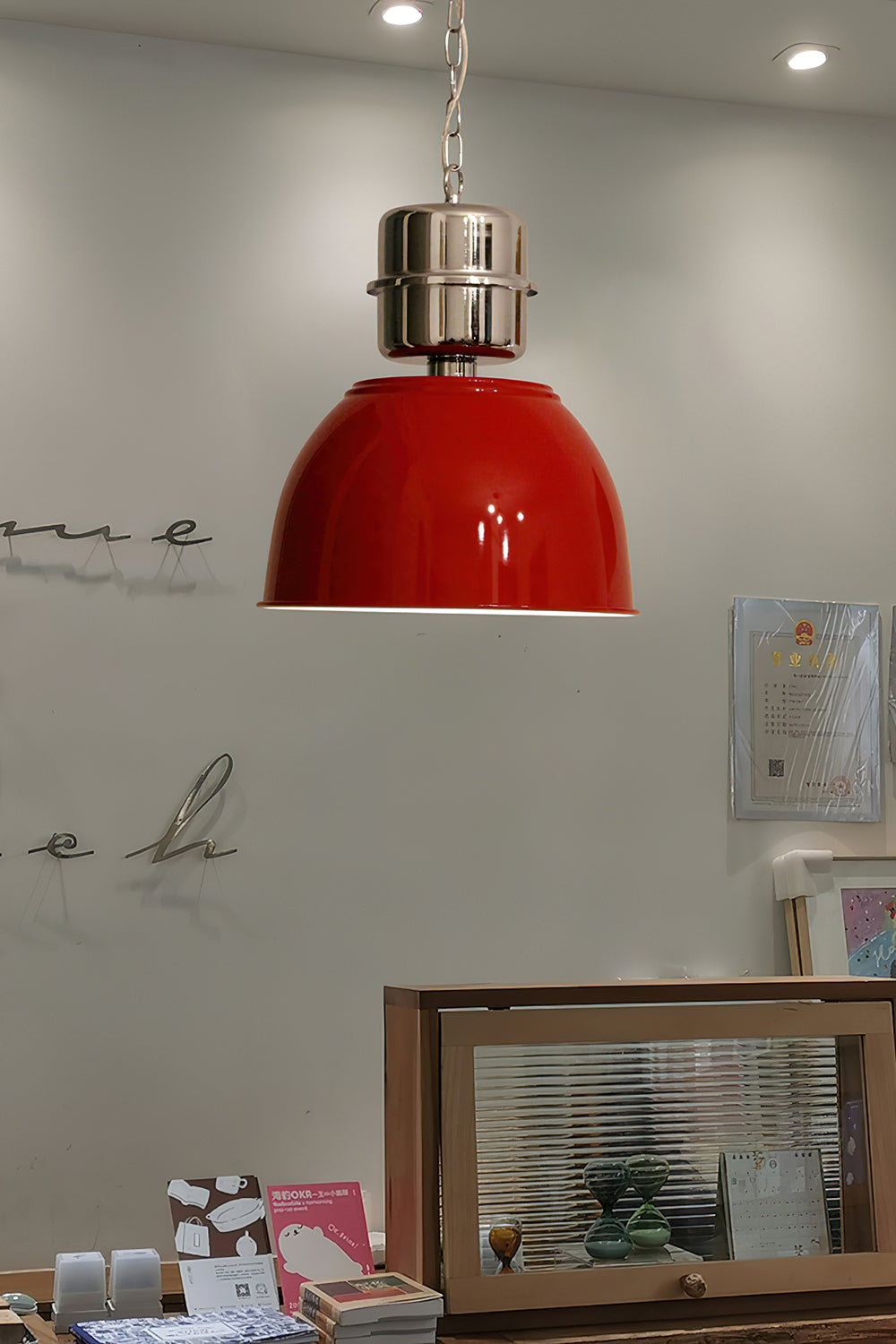Evlaeia Modern Minimalist Orange Pendant Lamp - Letslighting