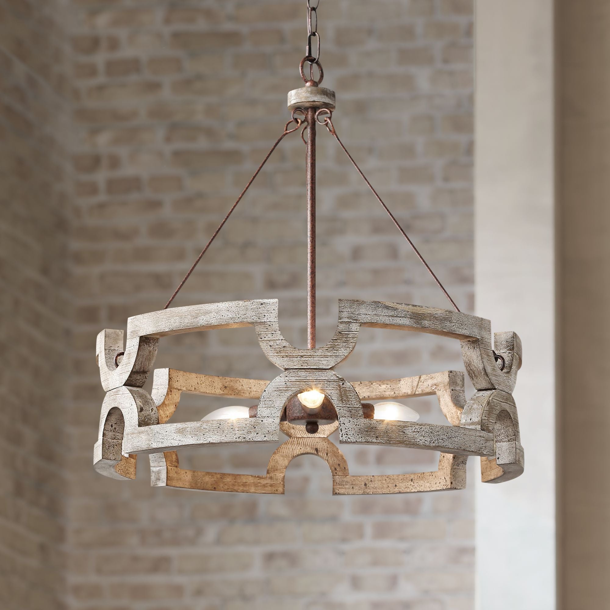 Evelan Individual Creativity Hand-carved Wood Chandelier - Letslighting
