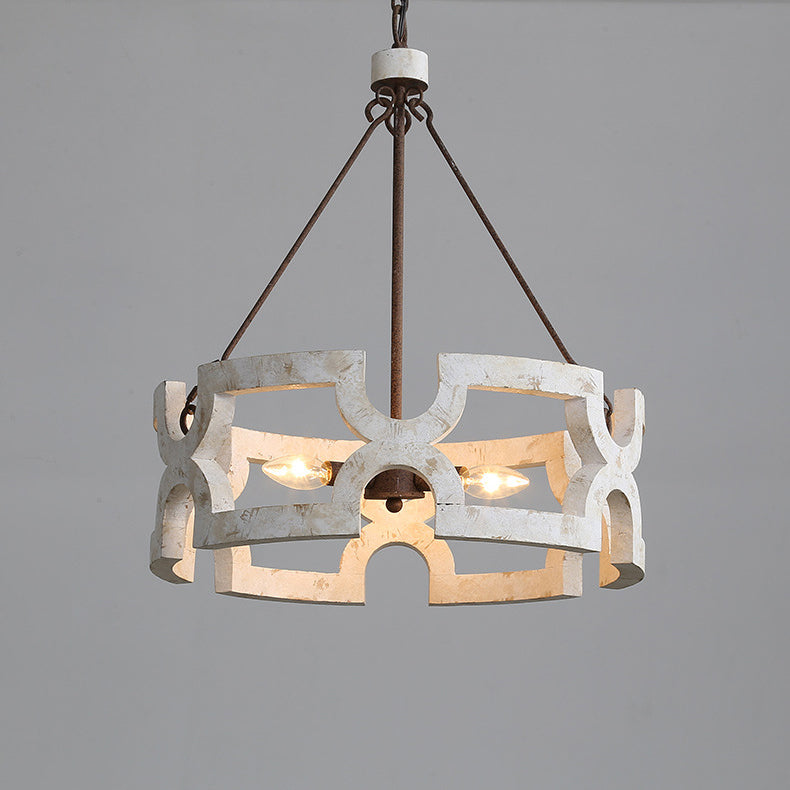Evelan Individual Creativity Hand-carved Wood Chandelier - Letslighting