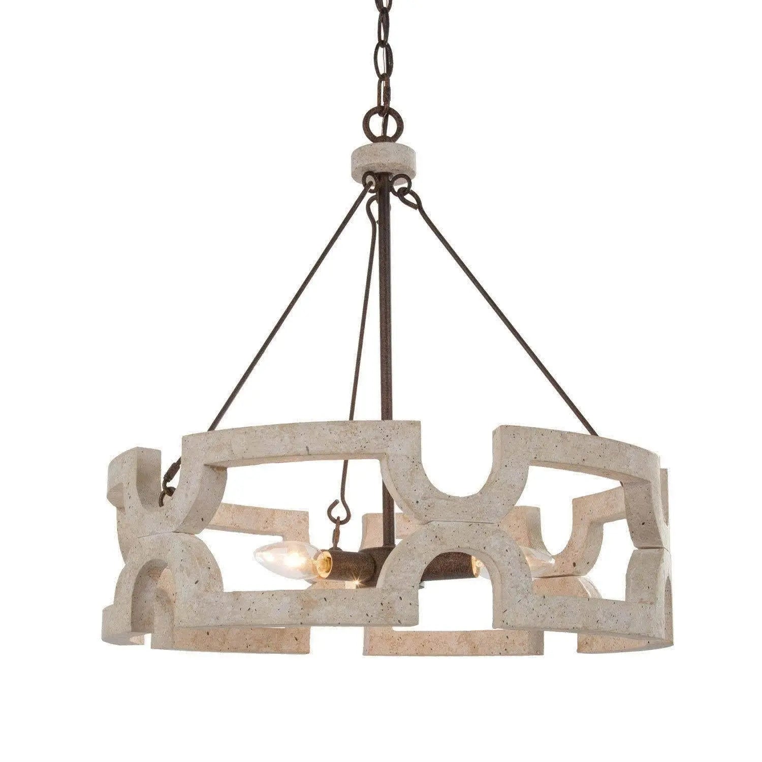 Evelan Individual Creativity Hand-carved Wood Chandelier - Letslighting