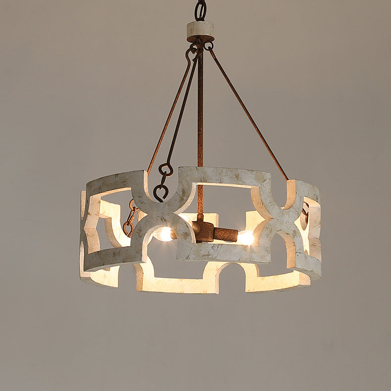 Evelan Individual Creativity Hand-carved Wood Chandelier - Letslighting