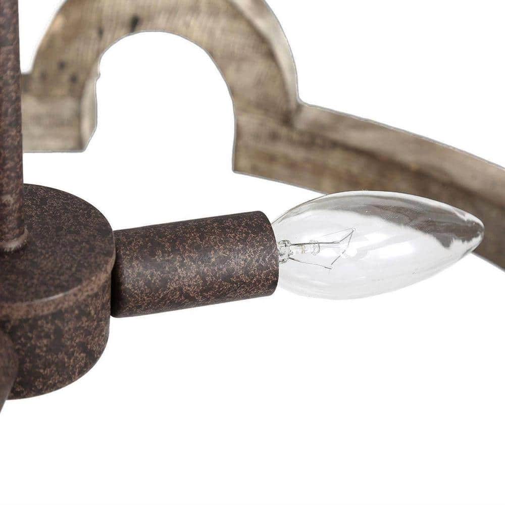 Evelan Individual Creativity Hand-carved Wood Chandelier - Letslighting