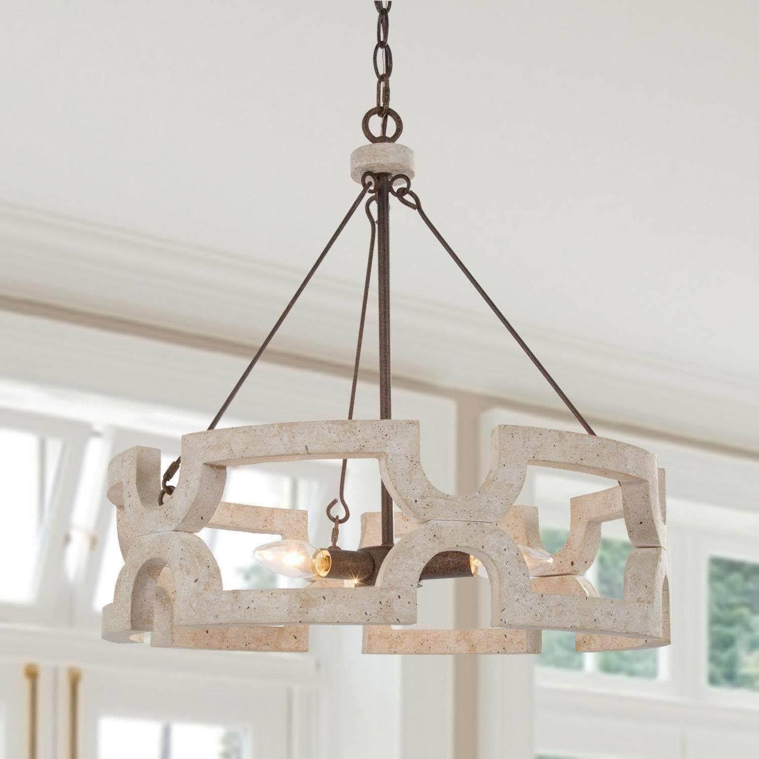 Evelan Individual Creativity Hand-carved Wood Chandelier - Letslighting