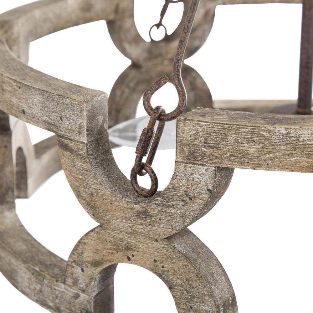 Evelan Individual Creativity Hand-carved Wood Chandelier - Letslighting