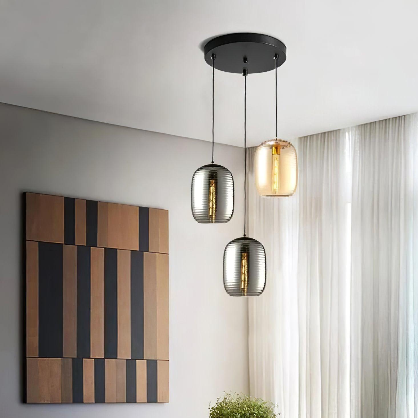 Zetheor  Glass Pendant Light