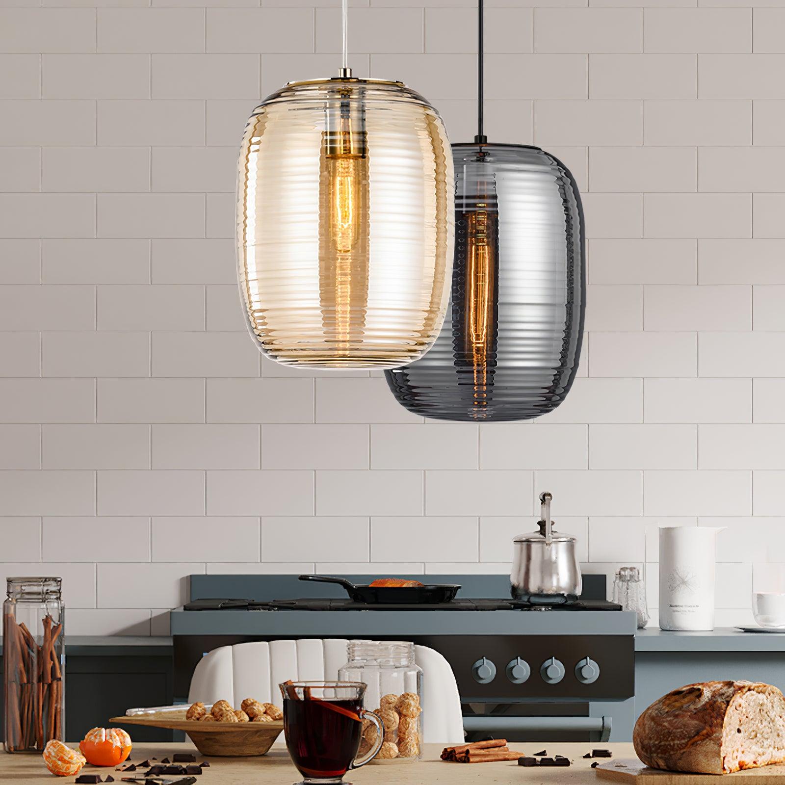 Zetheor  Glass Pendant Light