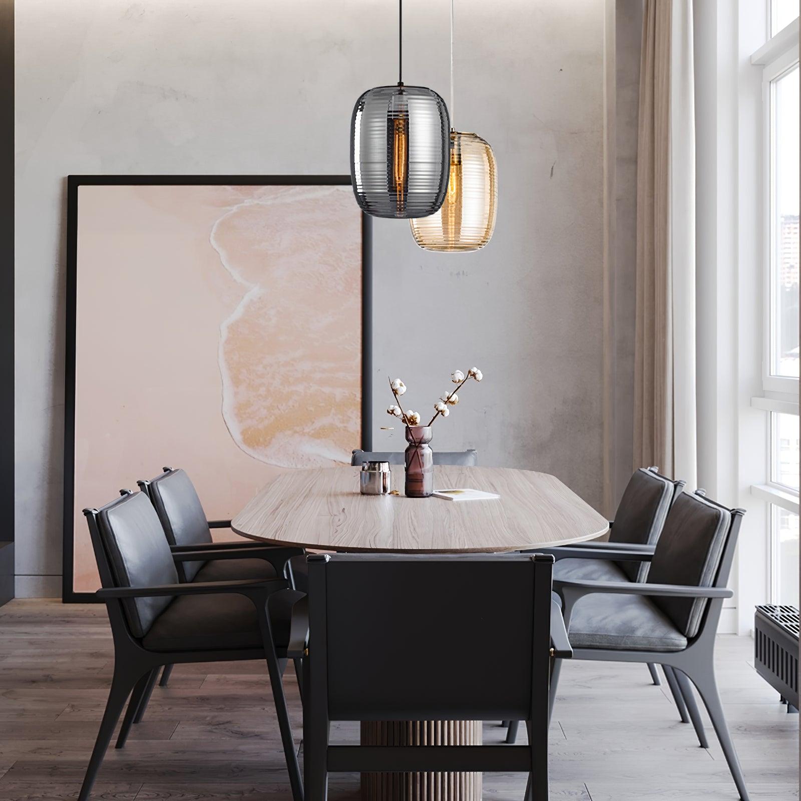 Zetheor  Glass Pendant Light