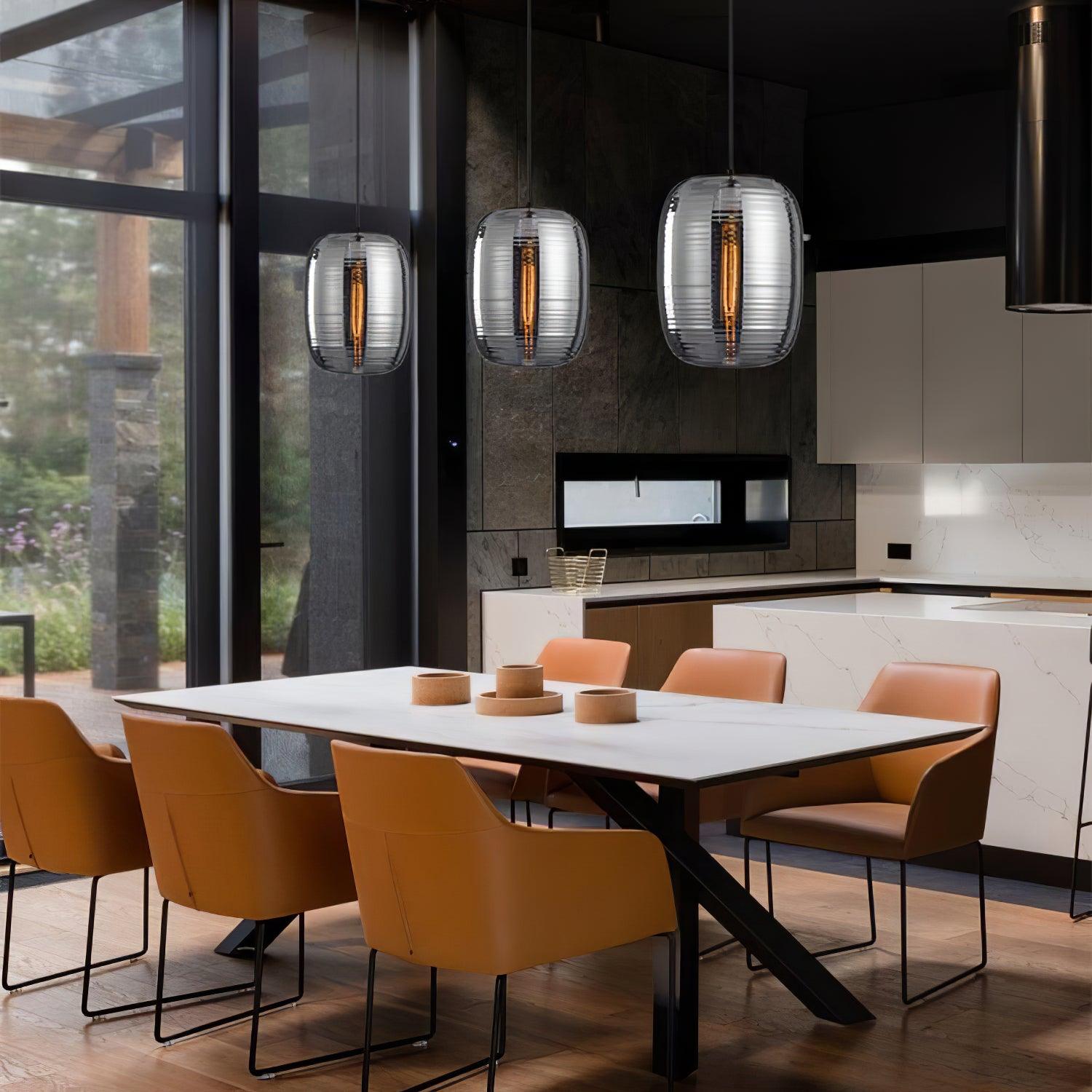 Zetheor  Glass Pendant Light
