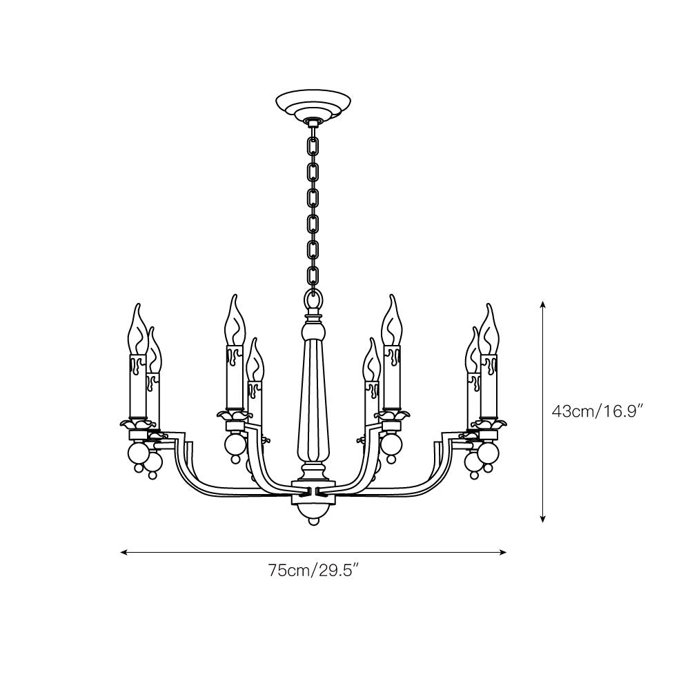 Vorinor Vintage Industrial Chandelier - Letslighting