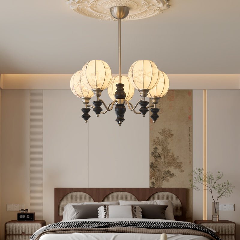 Osilan Traditional Elegance Vintage Wood Chandelier - Letslighting