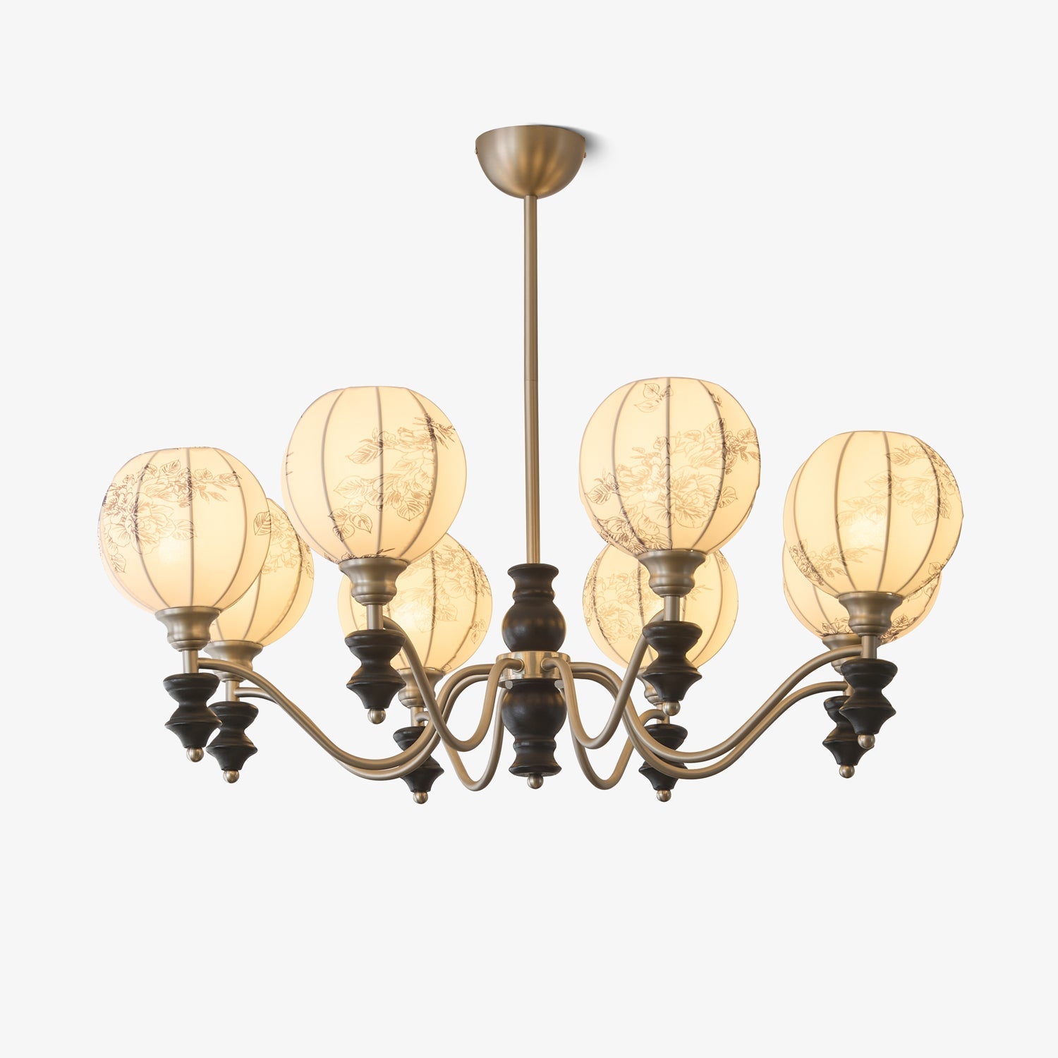 Osilan Traditional Elegance Vintage Wood Chandelier - Letslighting