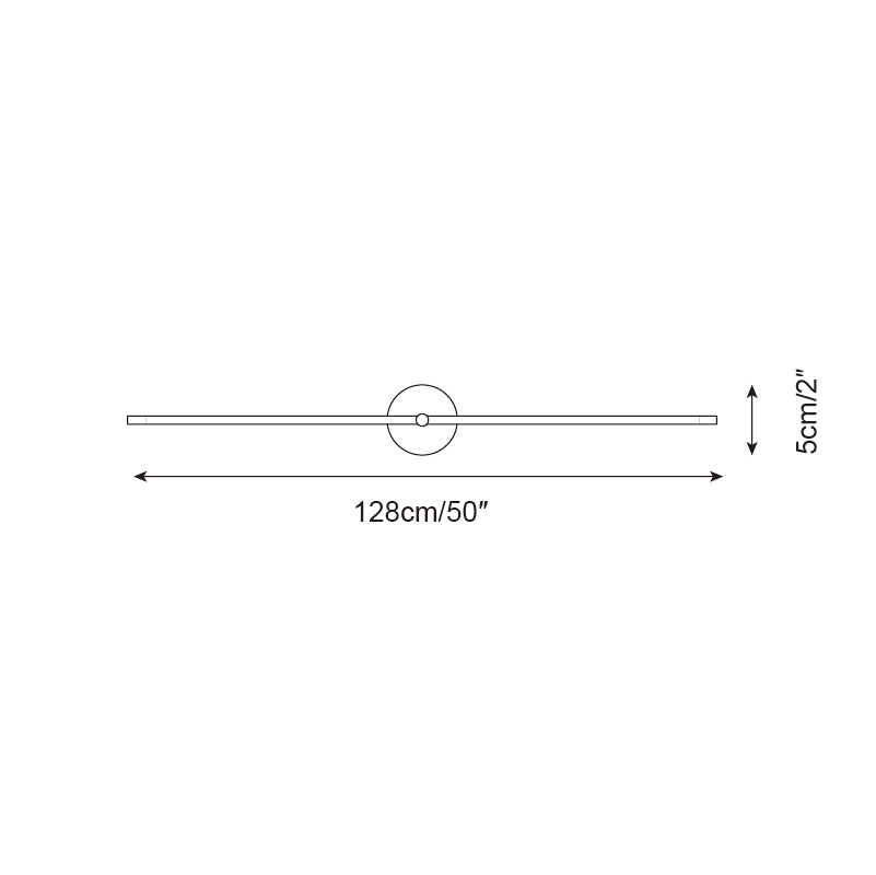 Wall Lamp Minimalist Linear Rod Double End Accent Modern Style - Letslighting