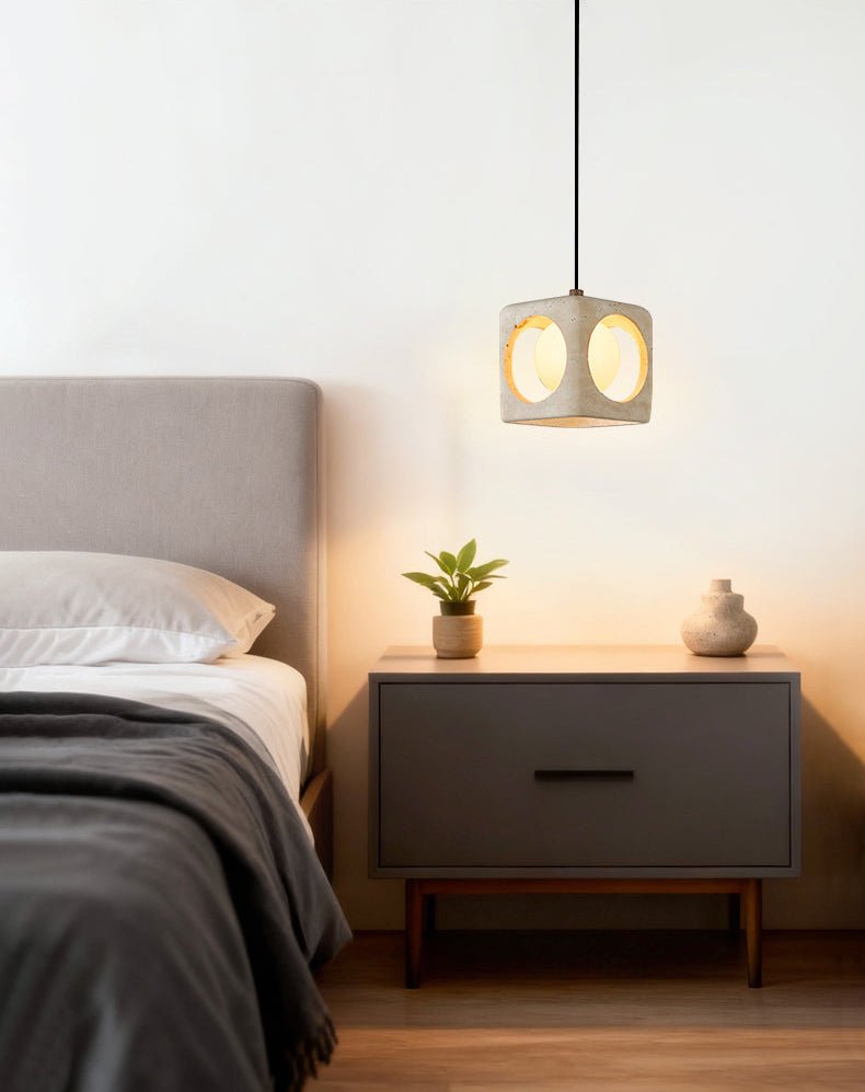 Kaelis Modern Travertine Pendant Light