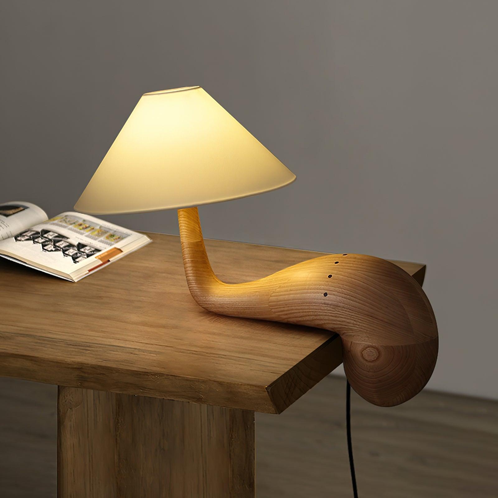 Solisise Wood Artistic Table Lamp - Letslighting
