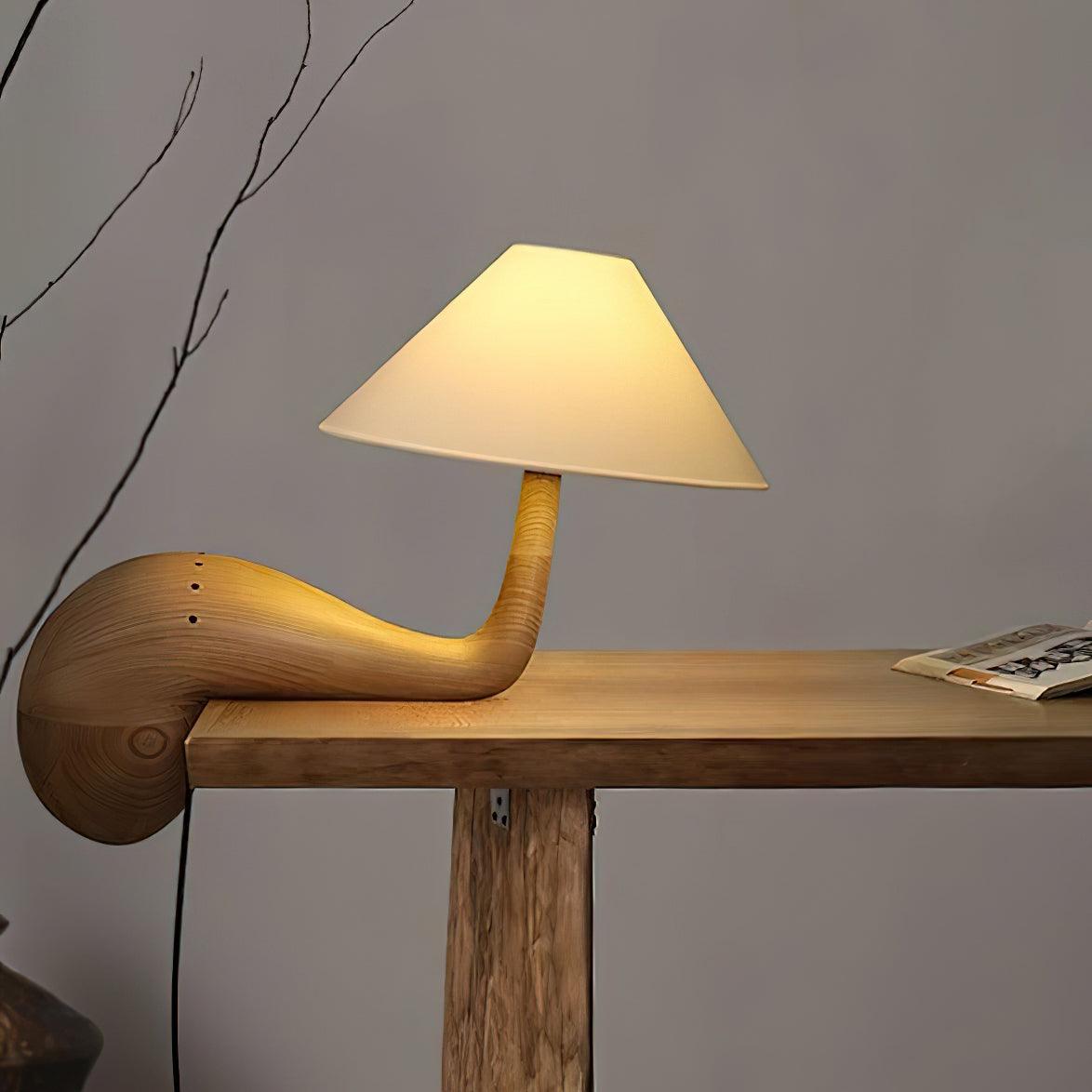 Solisise Wood Artistic Table Lamp - Letslighting
