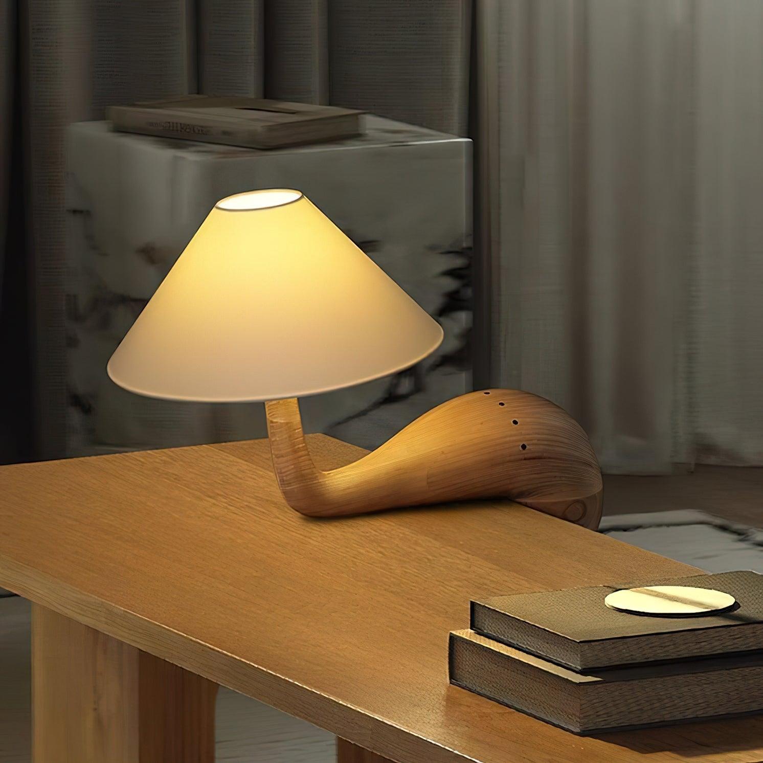 Solisise Wood Artistic Table Lamp - Letslighting