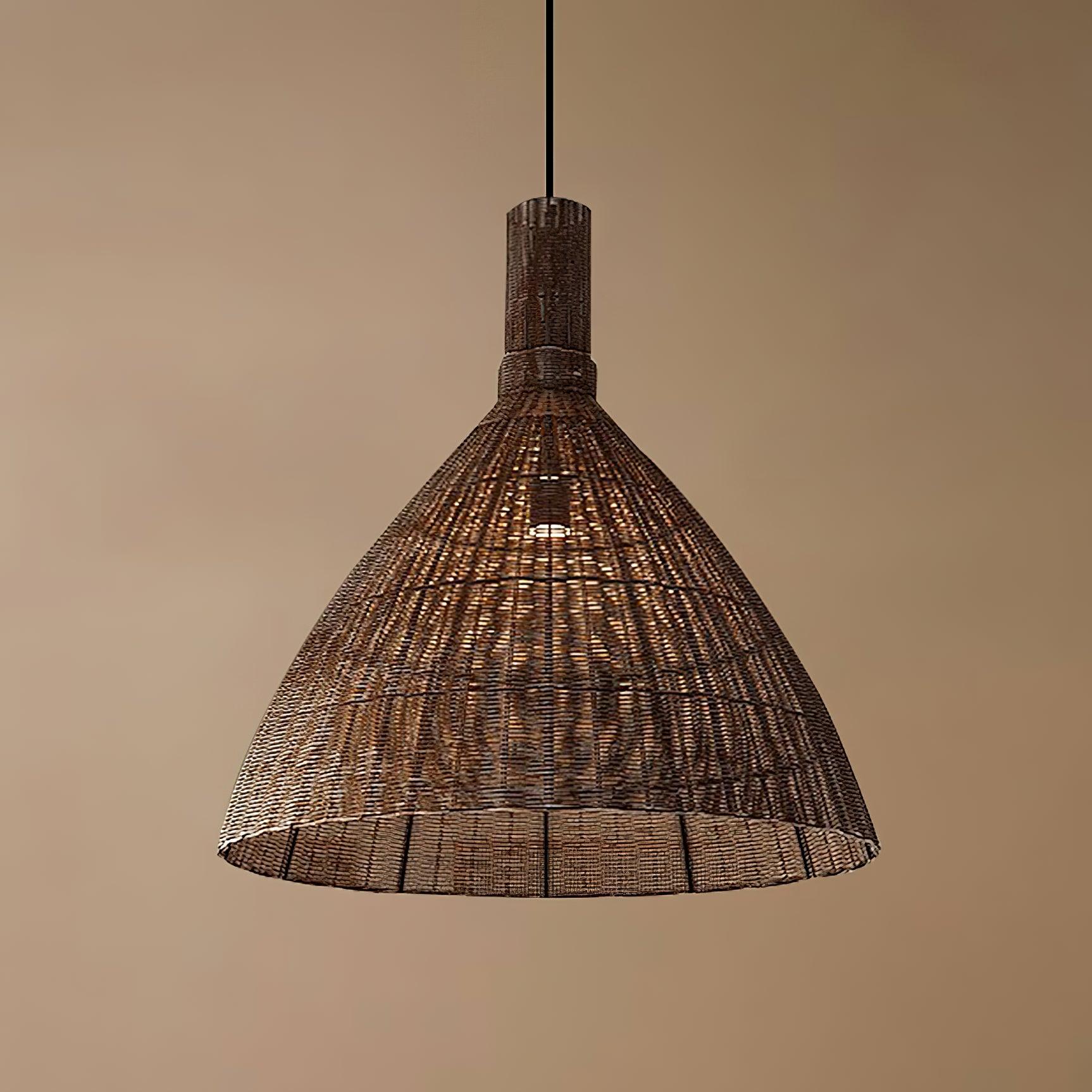 Nytheos Art Natural Rattan Pendant Light - Letslighting