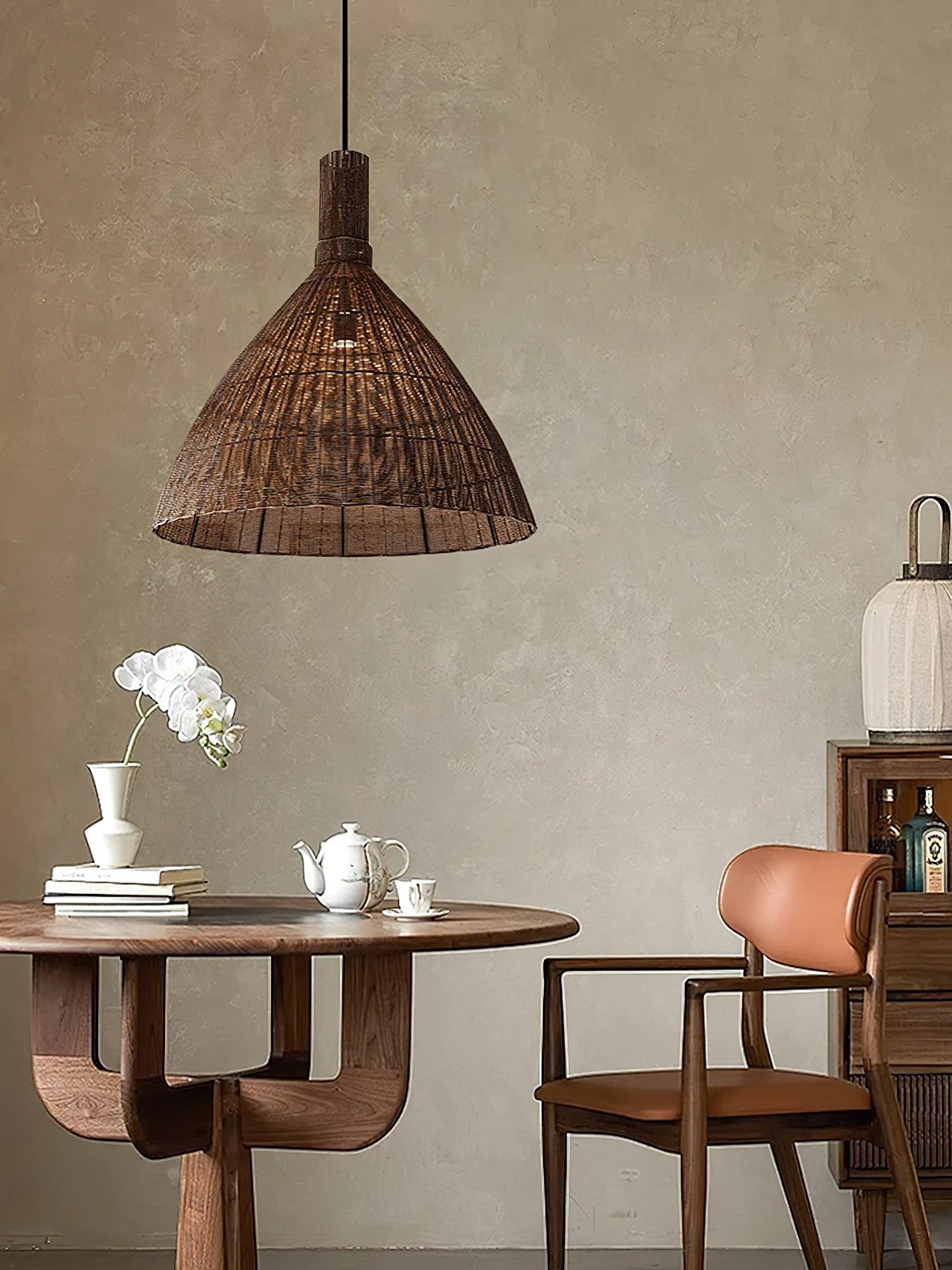Nytheos Art Natural Rattan Pendant Light - Letslighting