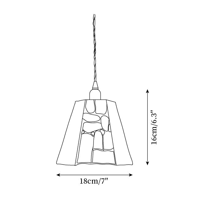 Mavine Tiffany-Style Stained Glass Pendant Light - Letslighting