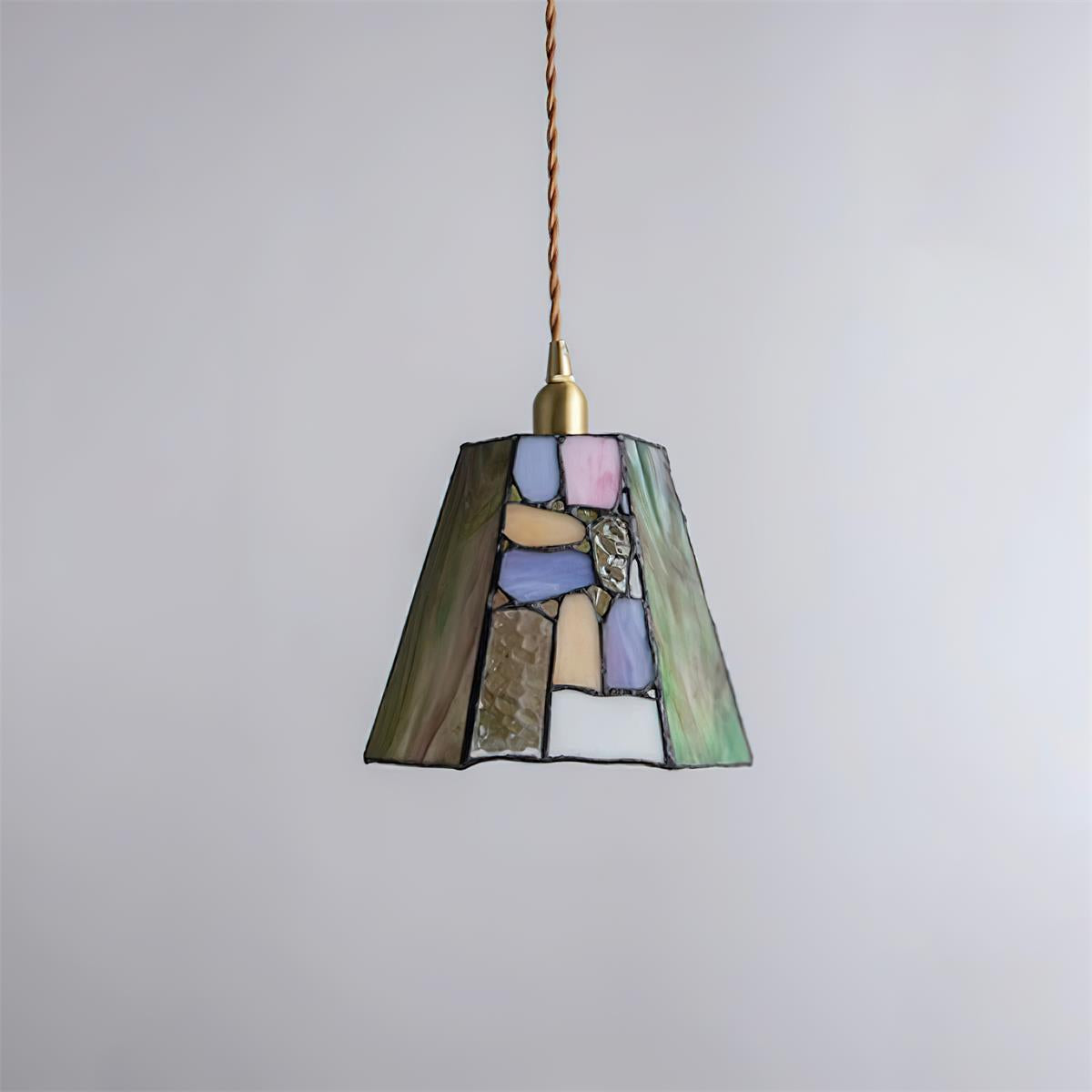 Mavine Tiffany-Style Stained Glass Pendant Light - Letslighting