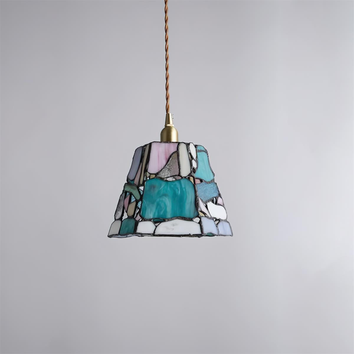 Mavine Tiffany-Style Stained Glass Pendant Light - Letslighting