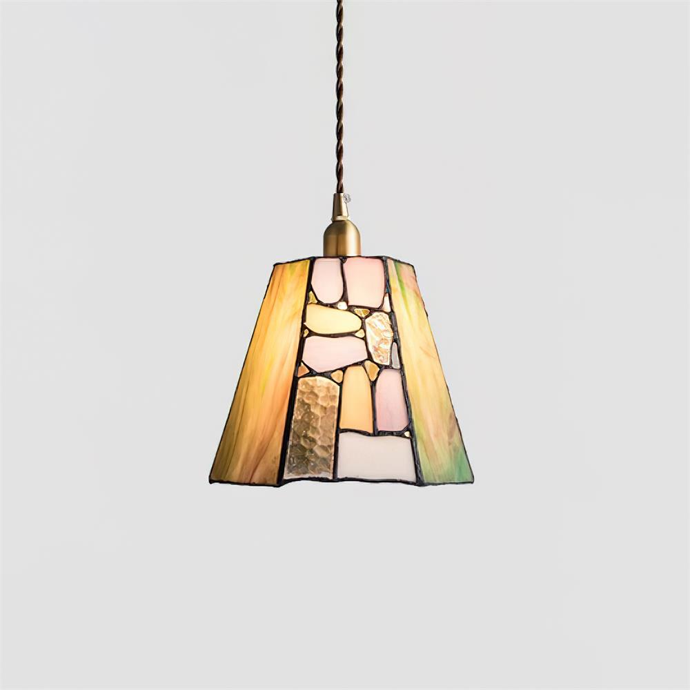 Mavine Tiffany-Style Stained Glass Pendant Light - Letslighting