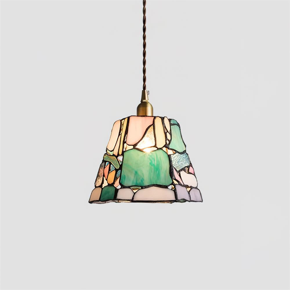 Mavine Tiffany-Style Stained Glass Pendant Light - Letslighting
