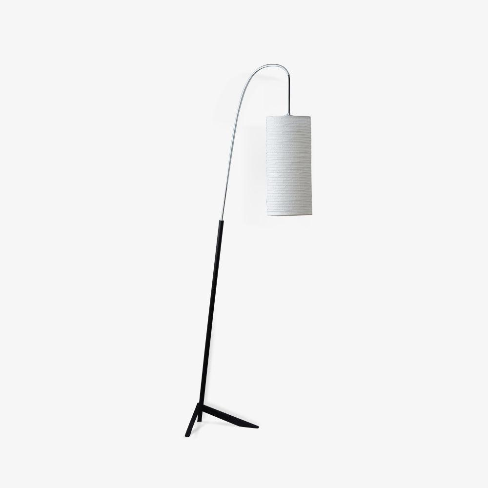 Crescent Contemporary Paper Floor Lamp - Letslighting