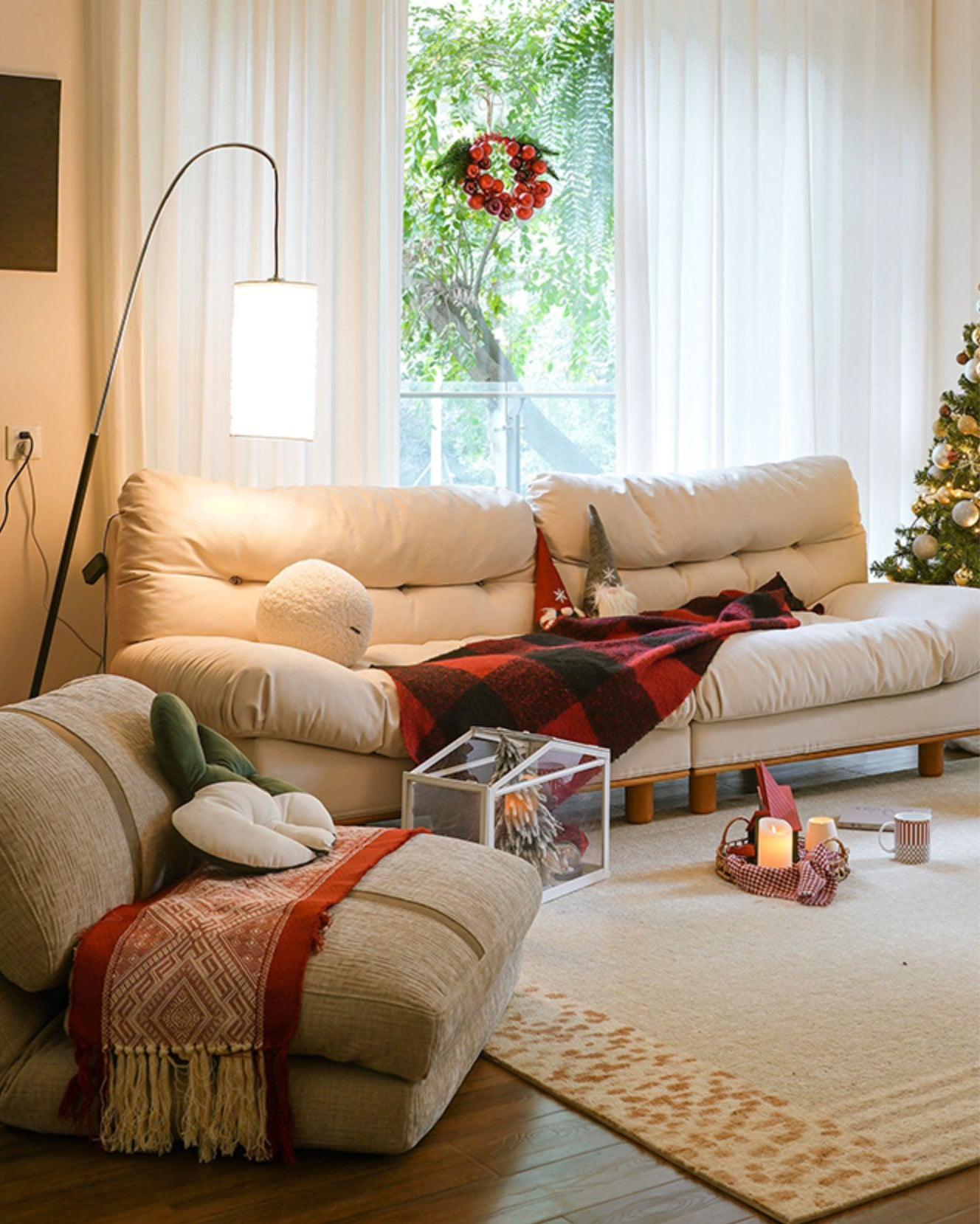 Crescent Contemporary Paper Floor Lamp - Letslighting